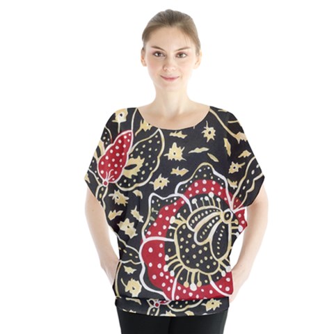 Art Batik Pattern Blouse by BangZart