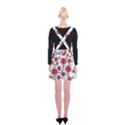 Texture Roses Flowers Suspender Skater Skirt View2