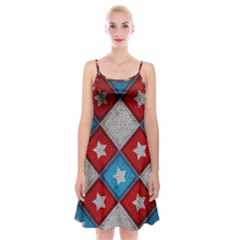 Atar Color Spaghetti Strap Velvet Dress by BangZart