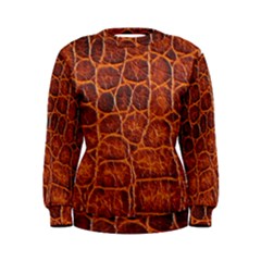 Crocodile Skin Texture Women s Sweatshirt by BangZart