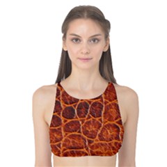 Crocodile Skin Texture Tank Bikini Top by BangZart