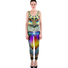 Rainbow Fractal Onepiece Catsuit by BangZart