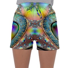 Rainbow Fractal Sleepwear Shorts