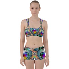 Rainbow Fractal Women s Sports Set