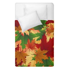 Autumn Leaves Duvet Cover Double Side (single Size) by BangZart