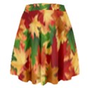 Autumn Leaves High Waist Skirt View2