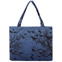 Crow Flock  Mini Tote Bag by Valentinaart