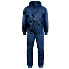 Crow Flock  Hooded Jumpsuit (men) 