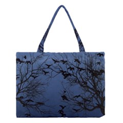 Crow Flock  Medium Tote Bag by Valentinaart