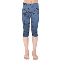 Crow Flock  Kids  Capri Leggings 