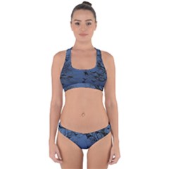 Crow Flock  Cross Back Hipster Bikini Set