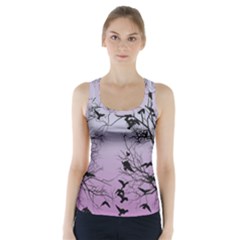 Crow Flock  Racer Back Sports Top