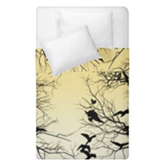 Crow Flock  Duvet Cover Double Side (single Size) by Valentinaart