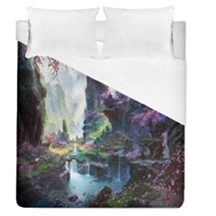 Fantastic World Fantasy Painting Duvet Cover (queen Size) by BangZart