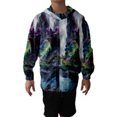 Fantastic World Fantasy Painting Hooded Wind Breaker (kids) by BangZart