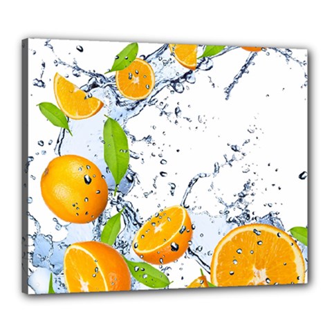 Fruits Water Vegetables Food Canvas 24  X 20  by BangZart