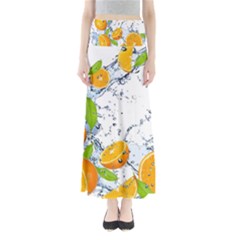 Fruits Water Vegetables Food Full Length Maxi Skirt by BangZart