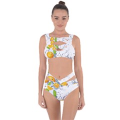 Fruits Water Vegetables Food Bandaged Up Bikini Set 