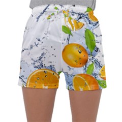 Fruits Water Vegetables Food Sleepwear Shorts by BangZart