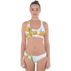 Fruits Water Vegetables Food Cross Back Hipster Bikini Set