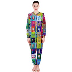 Exquisite Icons Collection Vector Onepiece Jumpsuit (ladies)  by BangZart