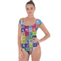 Exquisite Icons Collection Vector Short Sleeve Leotard  View1