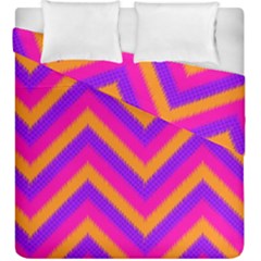 Chevron Duvet Cover Double Side (king Size) by BangZart