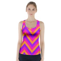 Chevron Racer Back Sports Top by BangZart