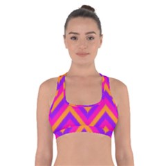 Chevron Cross Back Sports Bra by BangZart