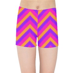 Chevron Kids Sports Shorts