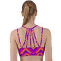 Chevron Line Them Up Sports Bra View2