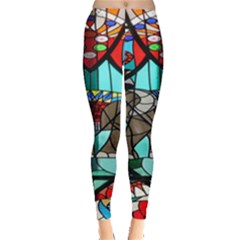 Elephant Stained Glass Leggings  by BangZart