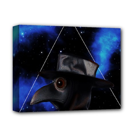 Bird-man  Deluxe Canvas 14  X 11  by Valentinaart