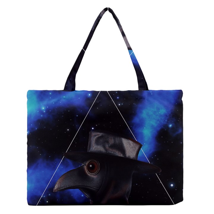 Bird-man  Medium Zipper Tote Bag