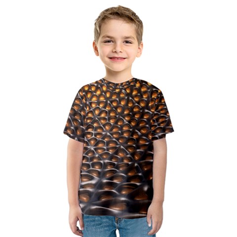 Digital Blasphemy Honeycomb Kids  Sport Mesh Tee by BangZart