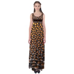 Digital Blasphemy Honeycomb Empire Waist Maxi Dress by BangZart