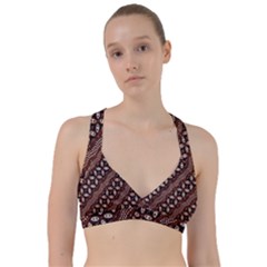 Art Traditional Batik Pattern Sweetheart Sports Bra by BangZart