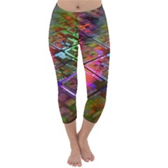 Technology Circuit Computer Capri Winter Leggings  by BangZart