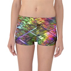 Technology Circuit Computer Reversible Boyleg Bikini Bottoms by BangZart