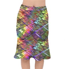 Technology Circuit Computer Mermaid Skirt by BangZart