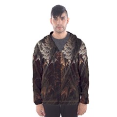 Fractalius Abstract Forests Fractal Fractals Hooded Wind Breaker (men) by BangZart