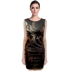 Fractalius Abstract Forests Fractal Fractals Classic Sleeveless Midi Dress by BangZart