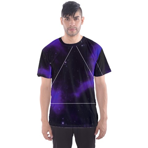 Space Men s Sports Mesh Tee by Valentinaart