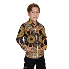 Mixed Chaos Flower Colorful Fractal Wind Breaker (kids)