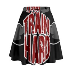 Train Hard High Waist Skirt by Valentinaart