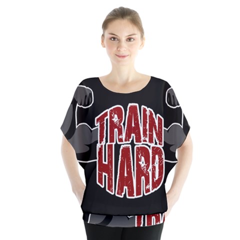 Train Hard Blouse by Valentinaart