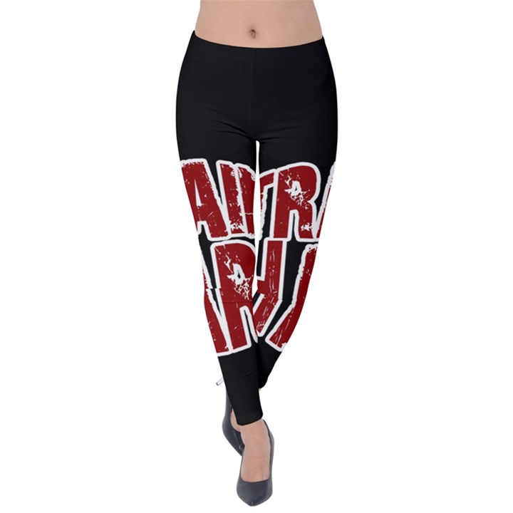 Train hard Velvet Leggings