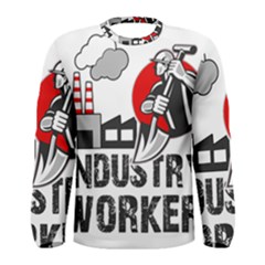 Industry Worker  Men s Long Sleeve Tee by Valentinaart