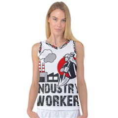 Industry Worker  Women s Basketball Tank Top by Valentinaart