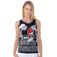 Industry Worker  Women s Basketball Tank Top by Valentinaart